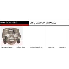 Bremssattel DC81986 von DELCO REMY günstig für 76,72 € online kaufen