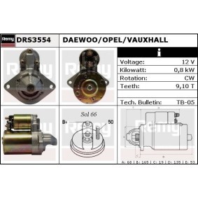 Acquista Motorino avviamento da DELCO REMY DRS3554N a buon mercato per soli 73,40 €