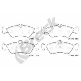 Compre Pastilhas de travão da BRECK 21592 00 705 10 a um preço baixo por 47,21 €