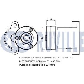Comprar Tensor de cadena de distribución de RUVILLE 3452002 a bajo precio de 34,33 €