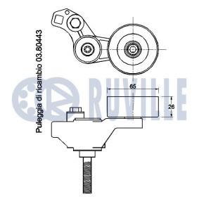 Comprar Tensor de cadena de distribución de RUVILLE 3466017 a bajo precio de 31,06 €