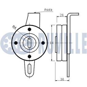 Spannschiene, Steuerkette 3453011 von RUVILLE günstig für 22,59 € online kaufen