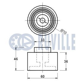 Acquista Cuscinetto volvente, Supporto ammortizz. a molla da RUVILLE 865302 a buon mercato per soli 8,71 €