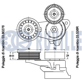 Wasserpumpe 68413 von RUVILLE günstig für 40,94 € online kaufen