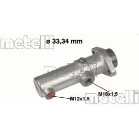 Acquista Cilindro maestro del freno da METELLI 05-0157 a buon mercato per soli 66,59 €