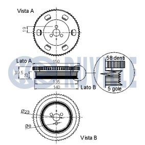 Rollensatz, Zahnriemen 5534450 von RUVILLE günstig für 62,14 € online kaufen
