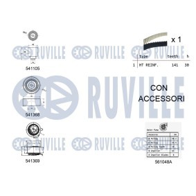 Compre Polea de inversión y guía, correa de distribución de RUVILLE online para Hiace / Commuter Bus V (TRH2_, KDH2_) a precios moderados
