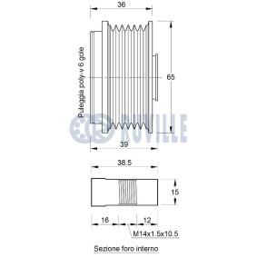 Compre Rolo tensor, correia dentada de RUVILLE online para MAXUS Camião de plataforma/chassis a preços moderados