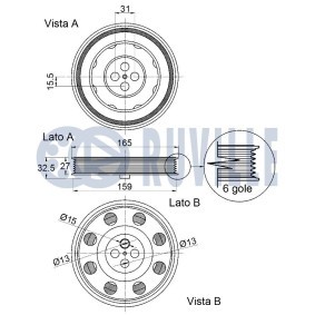 Radlagersatz für HYUNDAI von RUVILLE