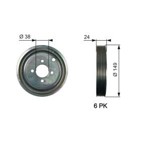 Acquista Puleggia cinghia albero a gomiti da GATES TVD1099 a buon mercato per soli 64,68 €