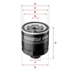 Achetez des Filtre à huile SOFIMA S 1310 R à prix pour 41,76 €