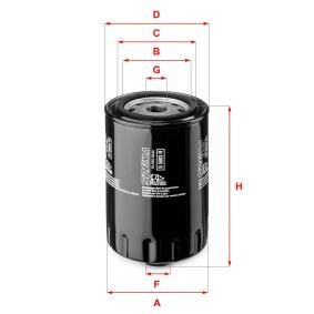 Achetez des Filtre à huile SOFIMA S 5603 R à prix pour 43,20 €