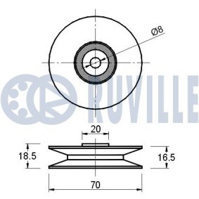 Comprar Tensor de cadena de distribución de RUVILLE 3455019 a bajo precio de 26,61 €