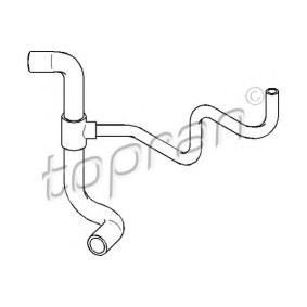 Compre Tubo flexível do radiador da TOPRAN 700 505 a um preço baixo por 13,00 €