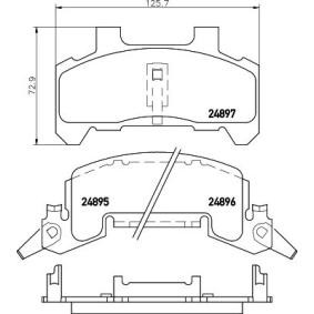 Achetez des Plaquettes de frein MINTEX MDB1598 à prix pour 59,58 €