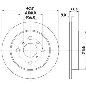 DAIHATSU Bremsscheibe von MINTEX