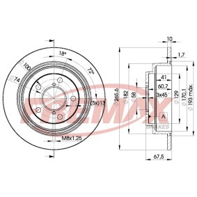 Acquista Disco freno da FREMAX BD-0034 a buon mercato per soli 68,89 €