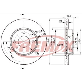 Comprar Disco de freno de FREMAX BD-0178 a bajo precio de 55,57 €