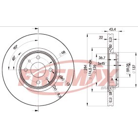 Comprar Disco de freno de FREMAX BD-0356 a bajo precio de 85,28 €