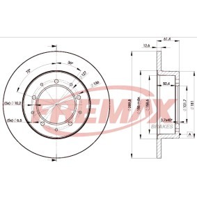 Comprar Disco de freno de FREMAX BD-0461 a bajo precio de 62,29 €