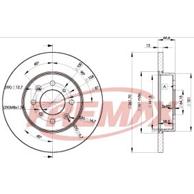Bremsscheibe für MG von FREMAX