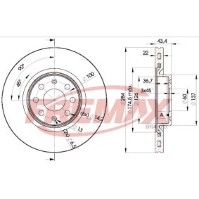 Comprar Disco de freno de FREMAX BD-0922 a bajo precio de 67,27 €