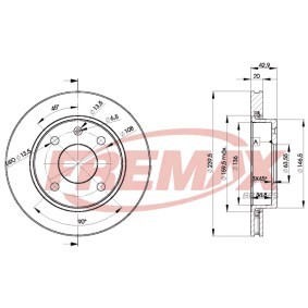 Bremsscheibe von FREMAX