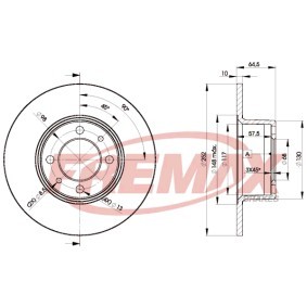 Comprar Disco de freno de FREMAX BD-1070 a bajo precio de 47,61 €