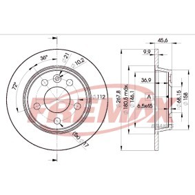 Comprar Disco de freno de FREMAX BD-1094 a bajo precio de 49,77 €