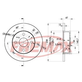 Acquista Disco freno da FREMAX BD-1250 a buon mercato per soli 48,09 €