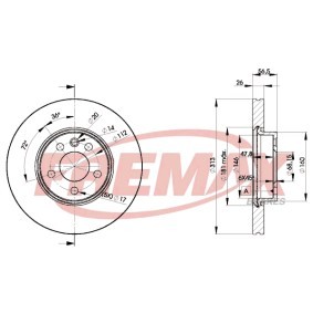 Comprar Disco de freno de FREMAX BD-1530 a bajo precio de 120,70 €