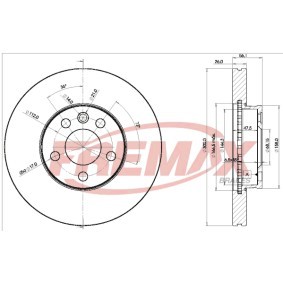 Comprar Disco de freno de FREMAX BD-1531 a bajo precio de 111,31 €