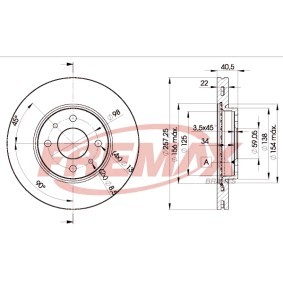 Comprar Disco de freno de FREMAX BD-1650 a bajo precio de 67,61 €