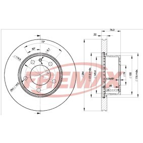 Acquista Disco freno da FREMAX BD-1656 a buon mercato per soli 39,93 €