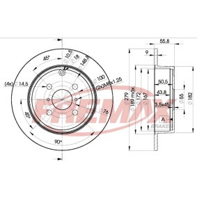 Acquista Disco freno da FREMAX BD-2081 a buon mercato per soli 70,38 €