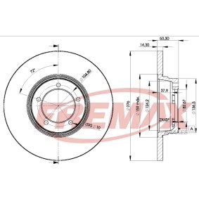 Bremsscheibe BD-2107 für LDV