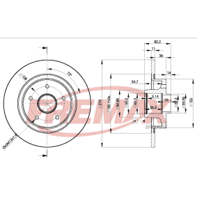 Comprar Disco de freno de FREMAX BD-2236 a bajo precio de 94,21 €