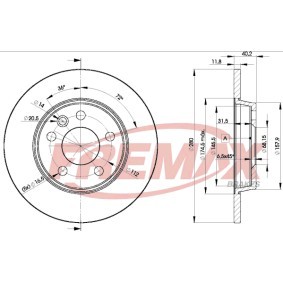 Bremsscheibe von FREMAX