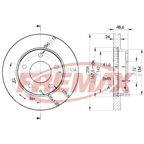 Acquista Disco freno da FREMAX BD-3258 a buon mercato per soli 55,98 €