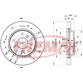 Acquista Disco freno da FREMAX BD-3260 a buon mercato per soli 63,17 €