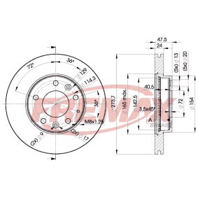 Acquista Disco freno da FREMAX BD-3267 a buon mercato per soli 84,19 €
