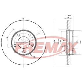 Acquista Disco freno da FREMAX BD-3272 a buon mercato per soli 83,36 €