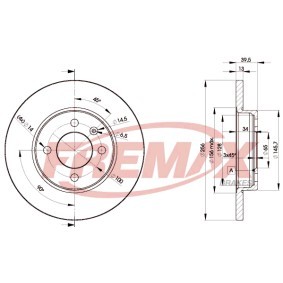 Bremsscheibe von FREMAX