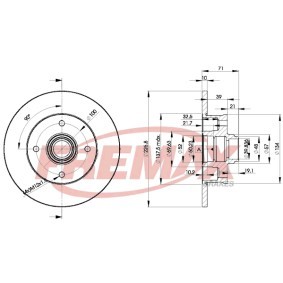 Bremsscheibe von FREMAX