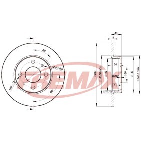 Comprar Disco de freno de FREMAX BD-3465 a bajo precio de 36,49 €