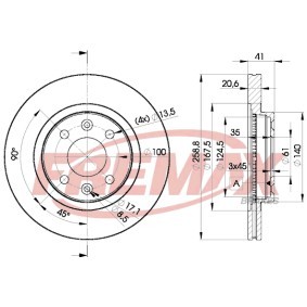 Comprar Disco de freno de FREMAX BD-3550 a bajo precio de 55,03 €