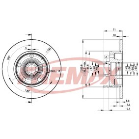 Bremsscheibe von FREMAX