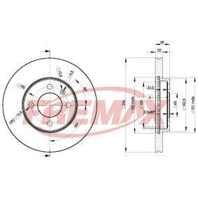 Bremsscheibe von FREMAX