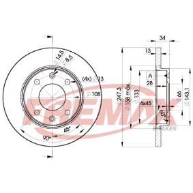 Acquista Disco freno da FREMAX BD-4298 a buon mercato per soli 43,51 €