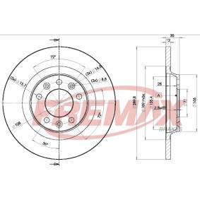 Acquista Disco freno da FREMAX BD-4609 a buon mercato per soli 69,20 €